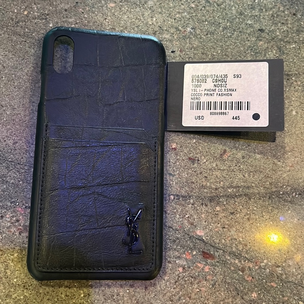 YSL Iphone XS case